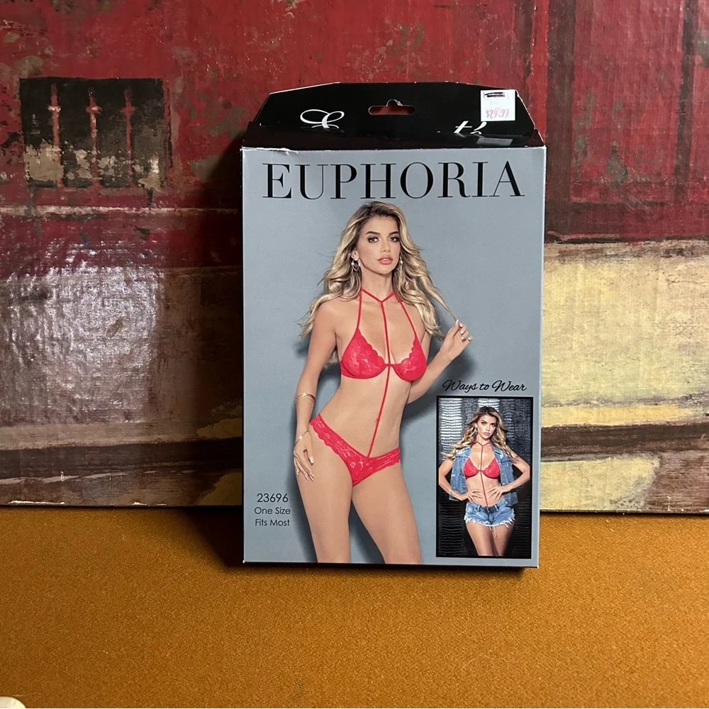 Euphoria Red‎ Lingerie Set